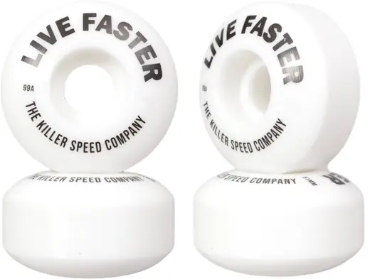 Killer Team Classics Live Faster 99A Skateboard Hjul 4-Pak