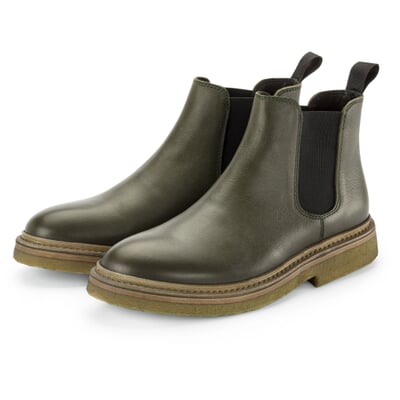 Damen-Chelsea-Boot, Oliv