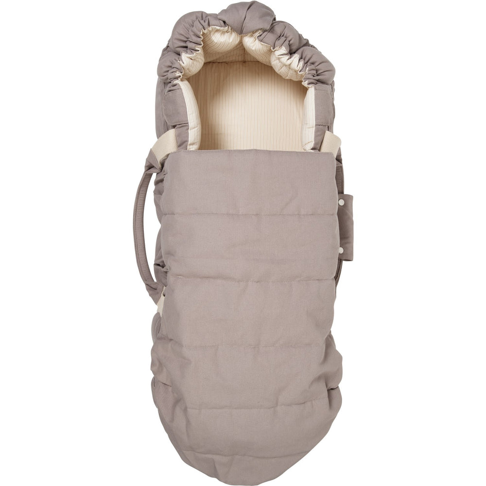 Køb COPENHAGEN COLORS Dark Grey W. Cream Solid Stripe Organic Multifunctional Babylift Vol. 2