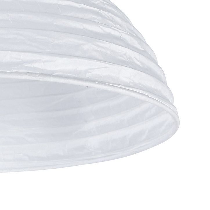 Abat-jour papier Anbus Ø58cm GoodHome Blanc