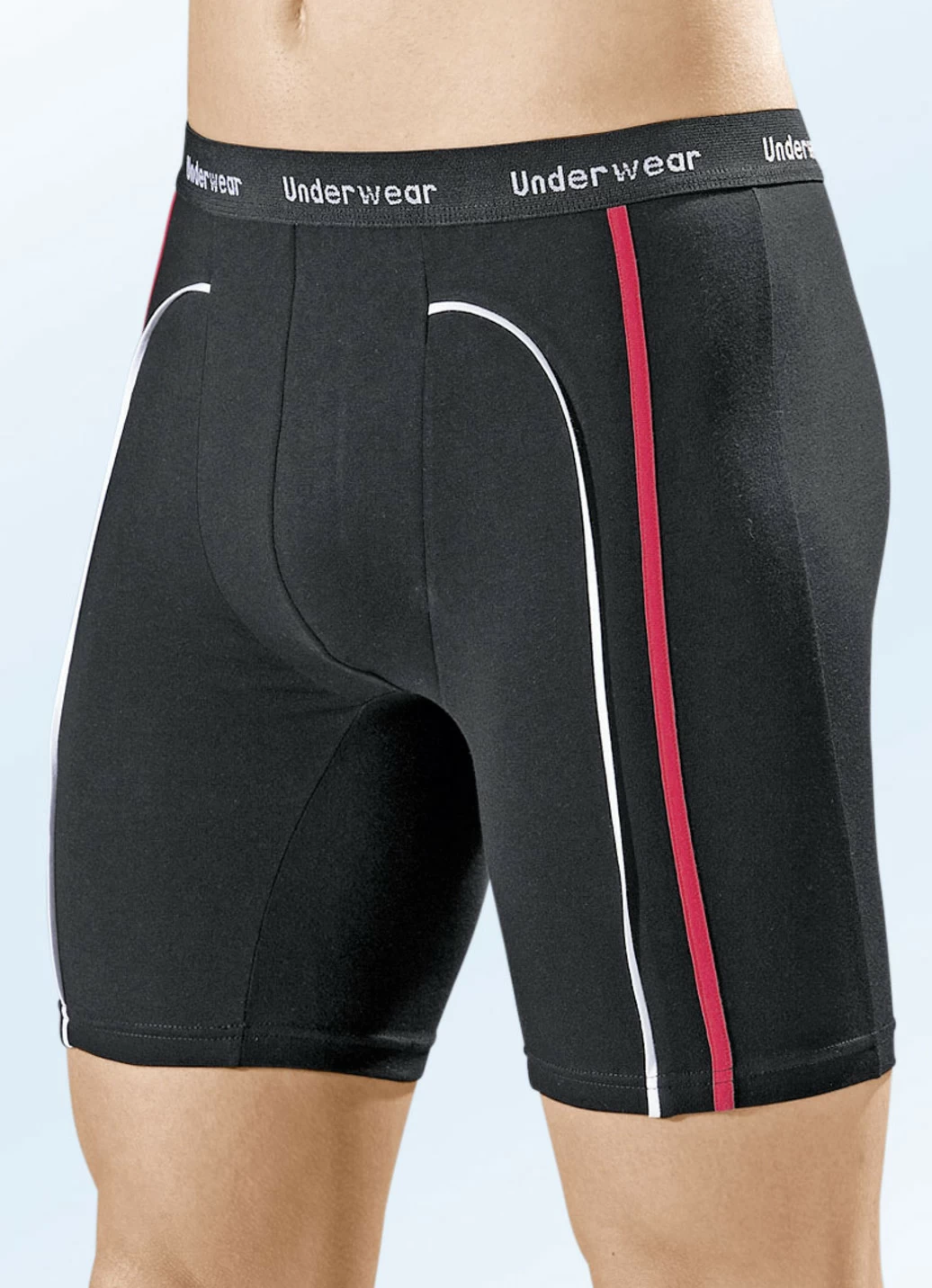 Dreierpack Longpants aus Feinjersey