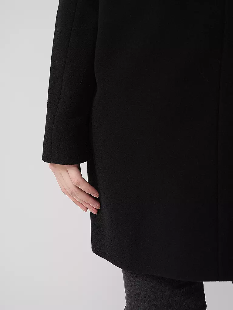 FUCHS & SCHMITT Wollmantel  schwarz