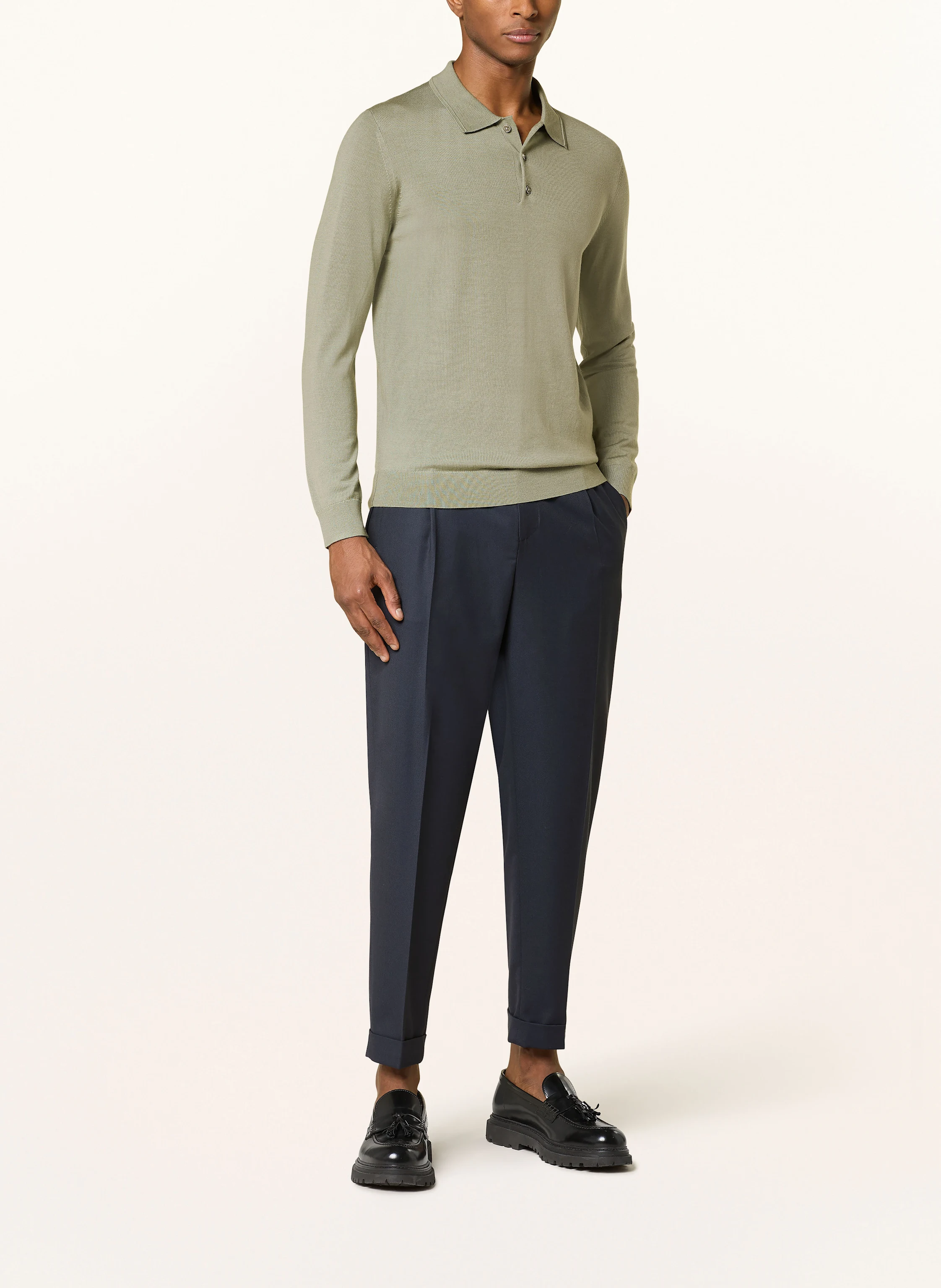 REISS Strick-Poloshirt