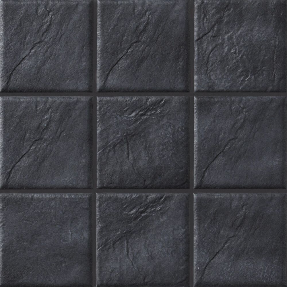 FLIS SUOMI SVART 10X10CM 0.87²M/PK