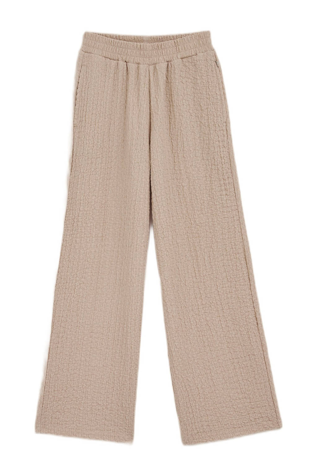 straight palazzo broek beige
