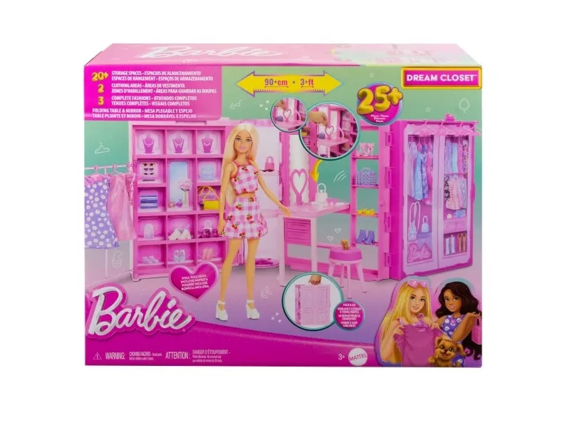 Barbie Fashion Fun Dream Closet w Doll
