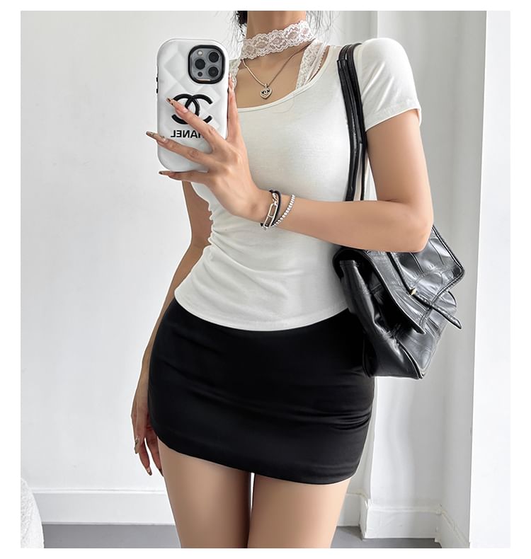 Girls Supply - Sportbroek met lage taille