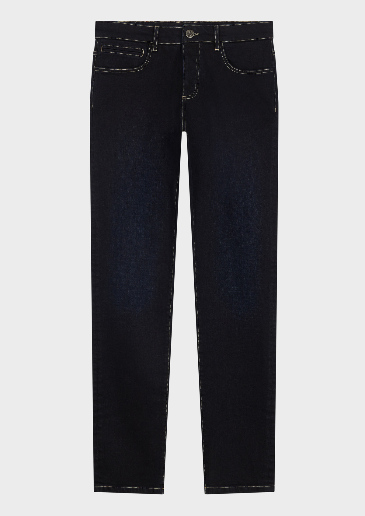 Jean skinny en coton stretch bleu nuit
