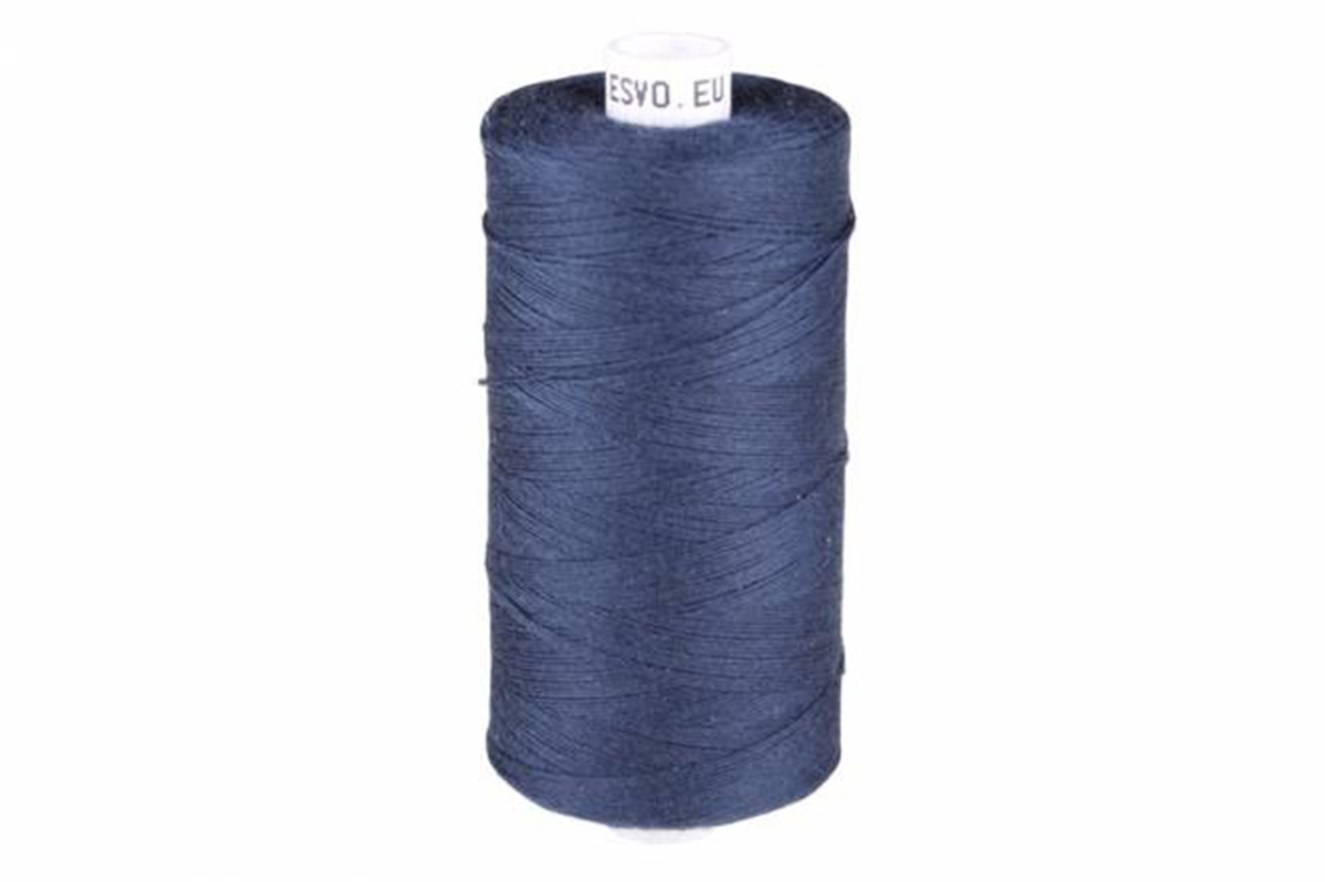 Esvo donkerblauw polyester/katoen dikte 50 tentgaren