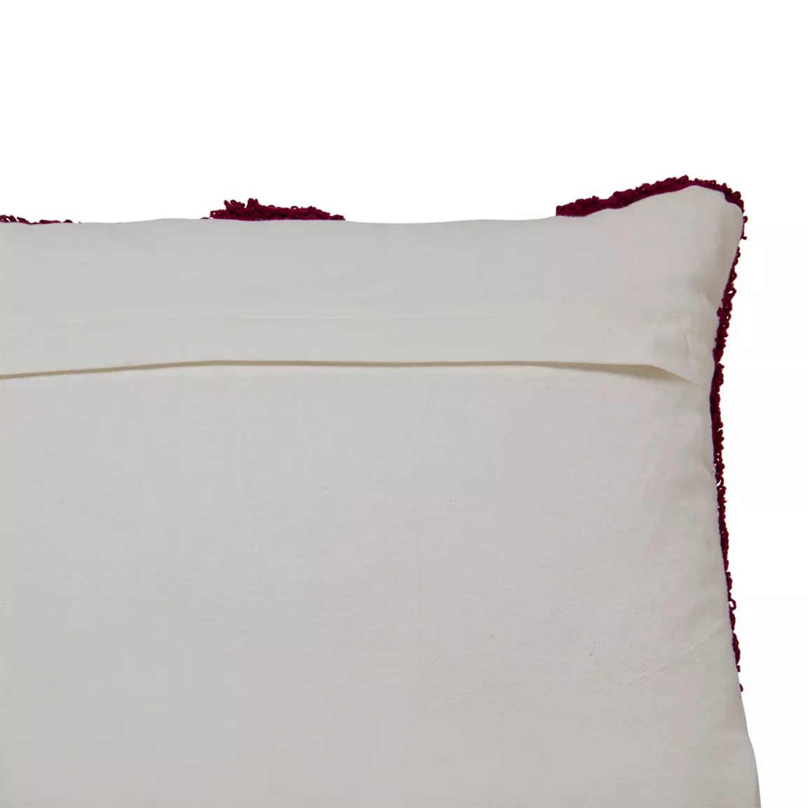 Coussin rectangulaire coton (38 x 58 cm) Poppy Violet