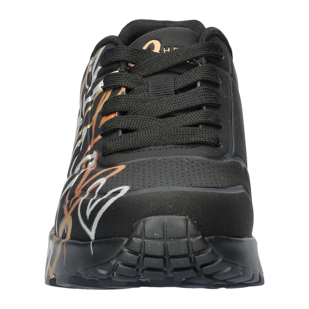 Skechers Uno Litesneakers zwart