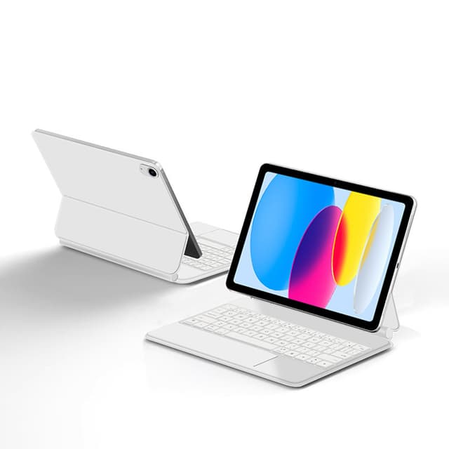 Beskyttende etui til iPad med Bluetooth-tastatur Hvid iPad Pro 13 M4 2024