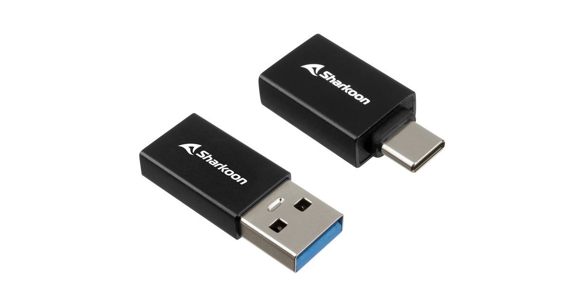 SharkoonOfficePal USB-C Adapters  (Zwart)