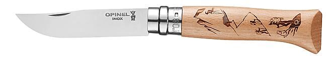 OPINEL - COUTEAU N 8 GRAVURE RANDO