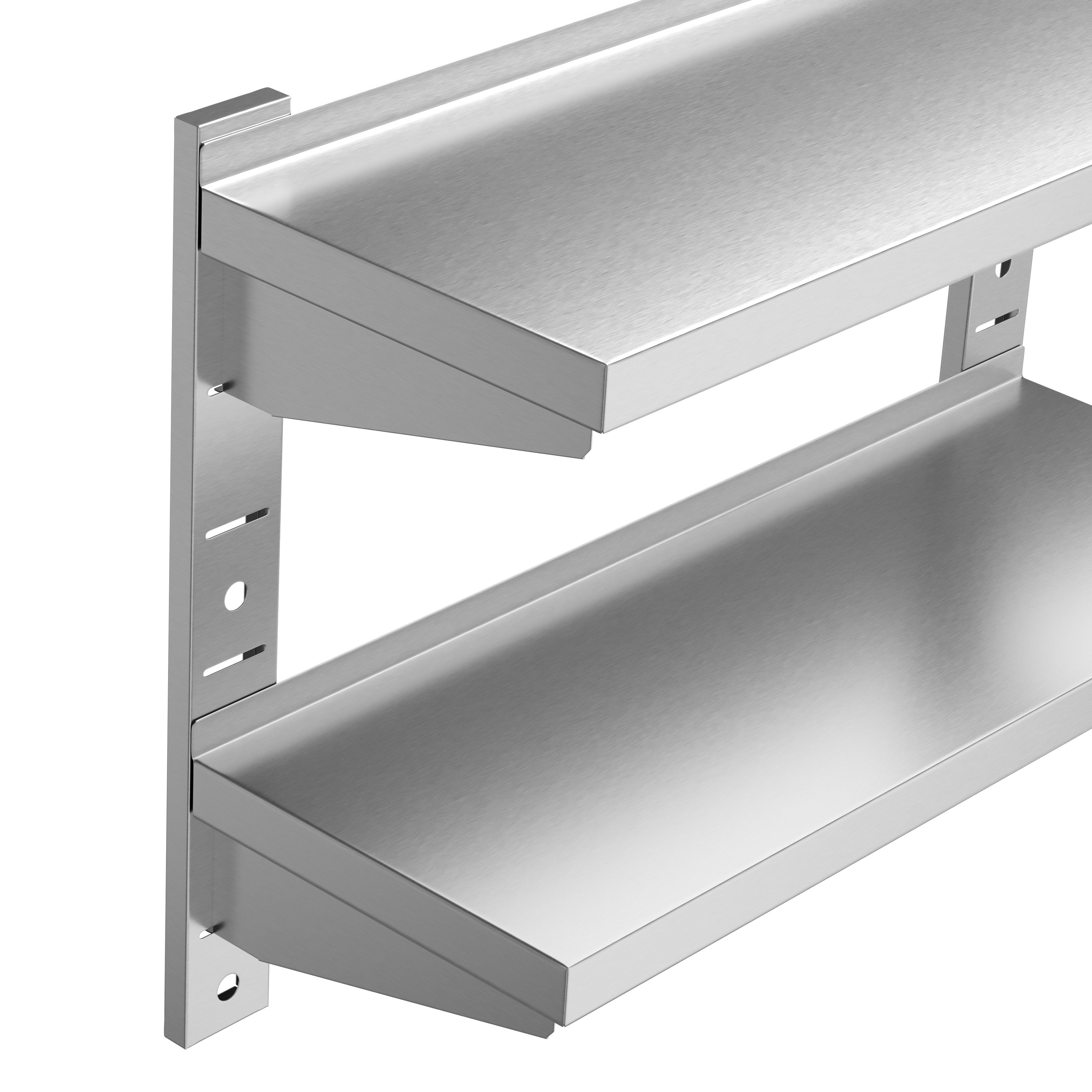 Wandregal Edelstahl Gastro WANJA 160 x 30 x 60 cm