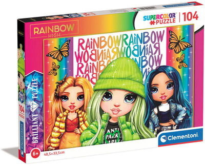 Rainbow High Brilliant Puslespill 104 Brikker