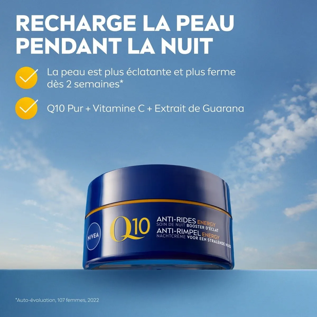 SOIN NUIT BOOSTER D'ÉCLAT Q10 ANTI-RIDES ENERGY