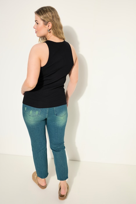 Tanktop, Slim Shape, Rippjersey