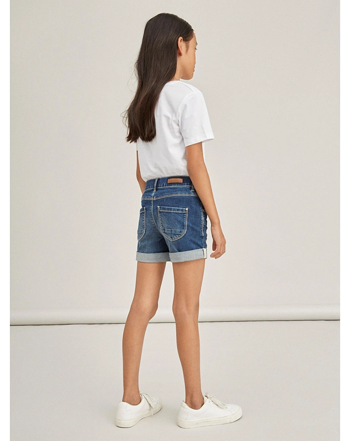 Jeans-Shorts NKFSALLI DNMTASIS 3470 in dark blue denim