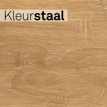 Kleurstaal Lundia click PVC Helder Irena visgraat bruin houtlook