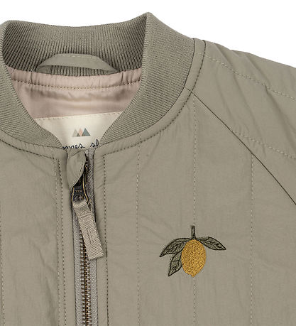 Konges Sløjd Thermojacke - Juno Bomben - Laural Oak m. Zitrone
