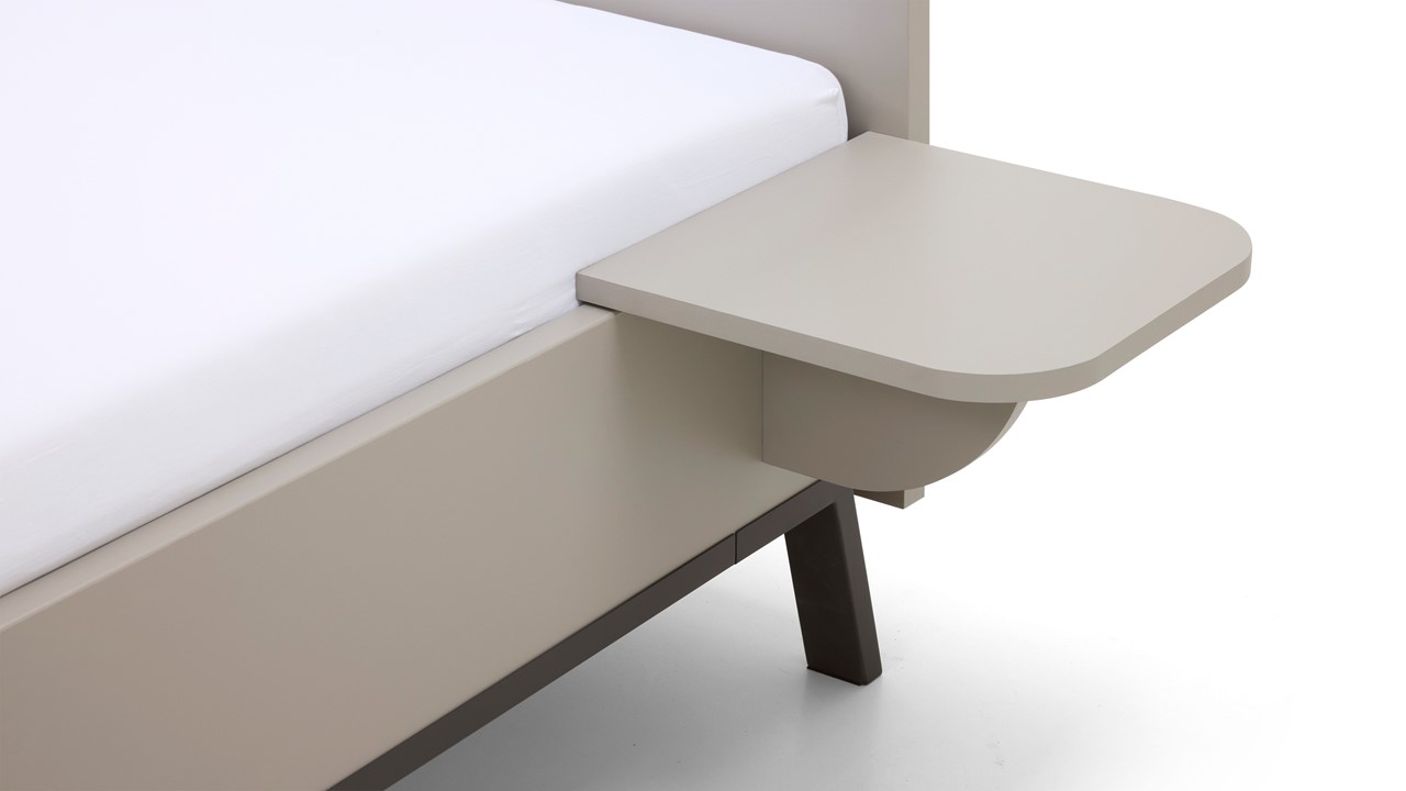 Set aanhangtafels Onyx kiezelgrijs