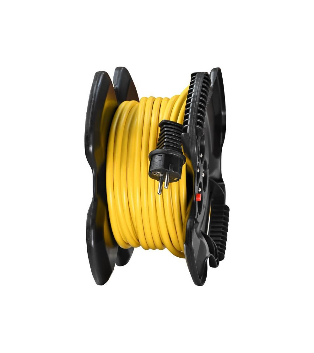 Brennenstuhl enrouleur de câble x-gum avec 4 prises 20m h05vv-f 3g1,5