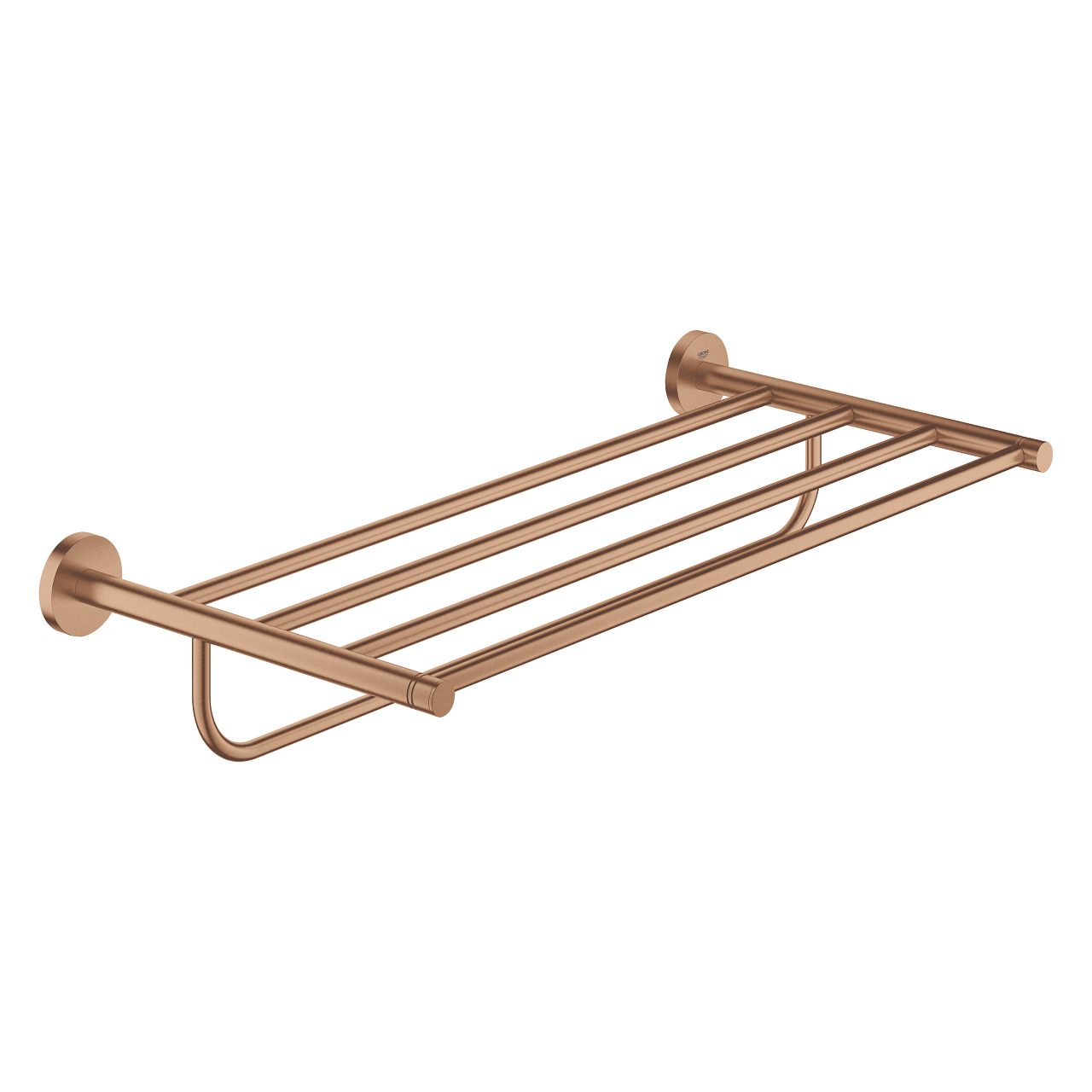Grohe Essentials handdoekrek met plateau 55cm brushed warm sunset