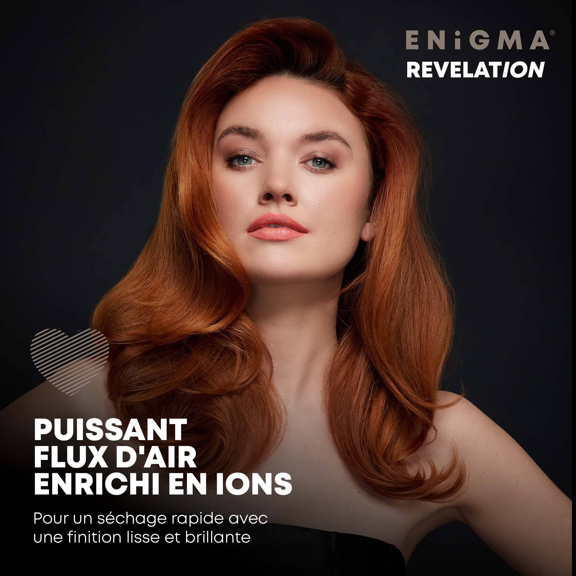 Sèche-cheveux pliable ionique Progloss™ - Enigma Revelation / 500ml