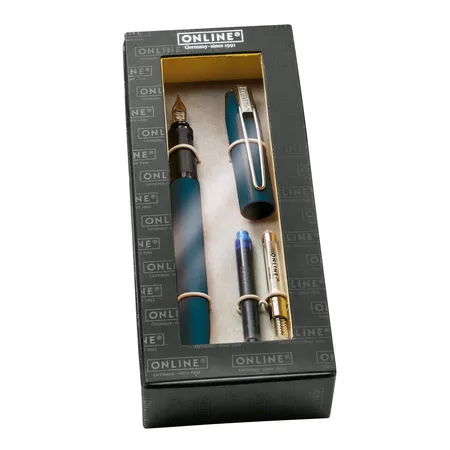 ONLINE Set mit Füllhalter Slope, Midnight Blue, M