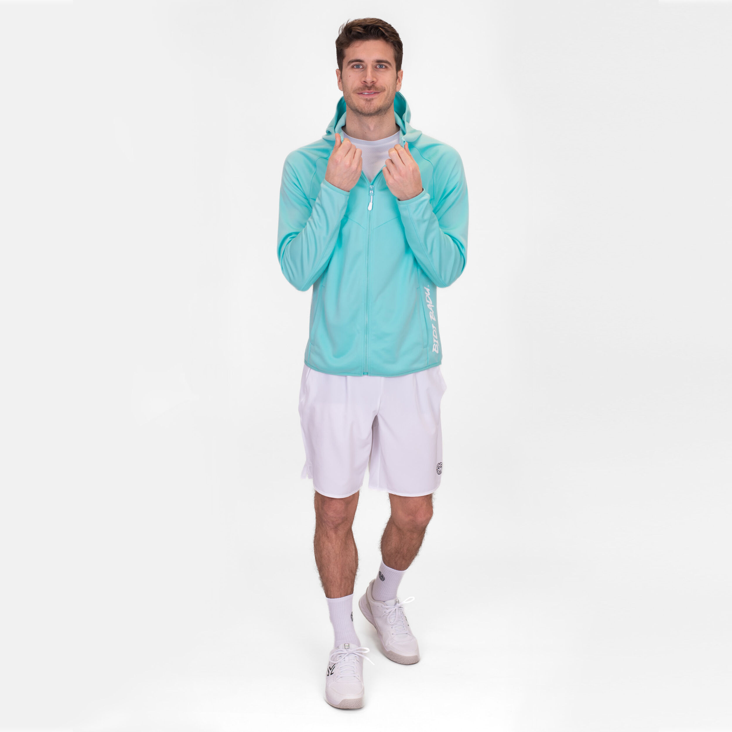 BIDI BADU Crew 9in Shorts Hommes - Blanc