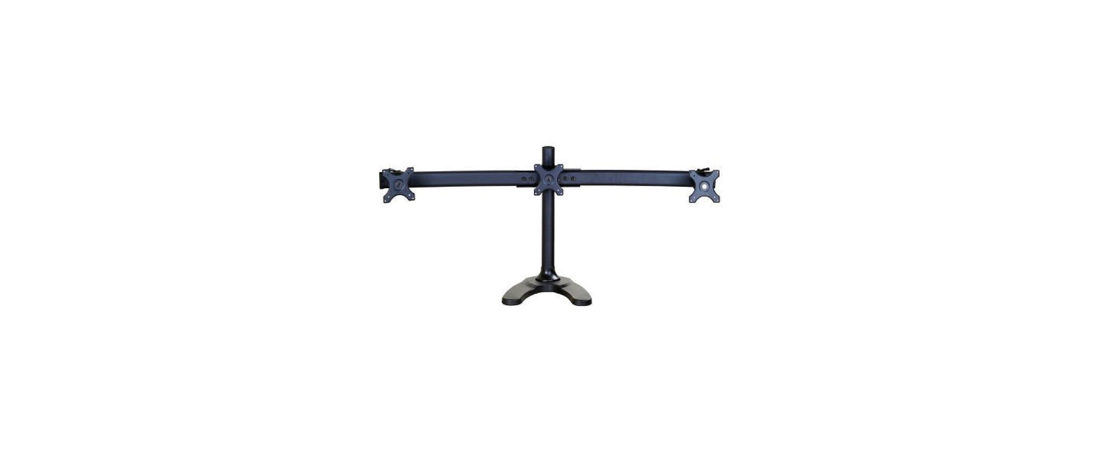 Monitor-Standfuss FPMA-D700DD3 Schwarz<br>Für 3 Flachbildschirme von 10