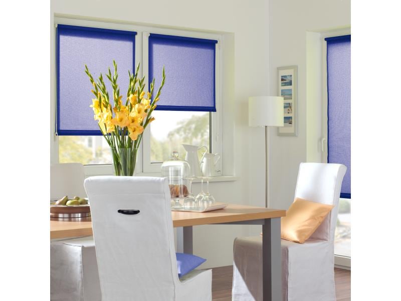 Gardinia Rollo Easyfix, Dunkelblau 60 x 150 cm Rollo mit einfacher Montage