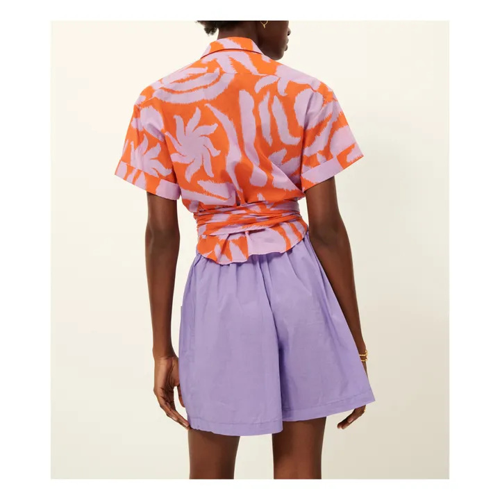 Sessùn Chemise Procida Coton Bio | Orange