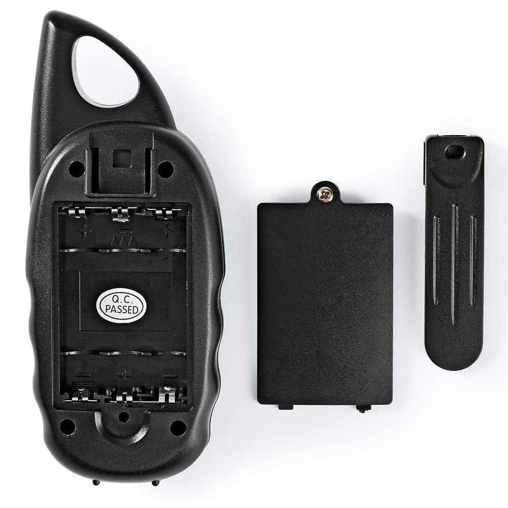 (2er Set) PMR Walkie Talkie mit LCD Anzeige 3 km Reichweite 3 Kanäle (WLTK0300BU) - Schwarz / Blau