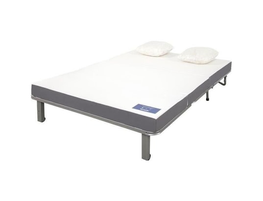 DUNLOPILLO - Banquette bz 2 places - gris - reveur