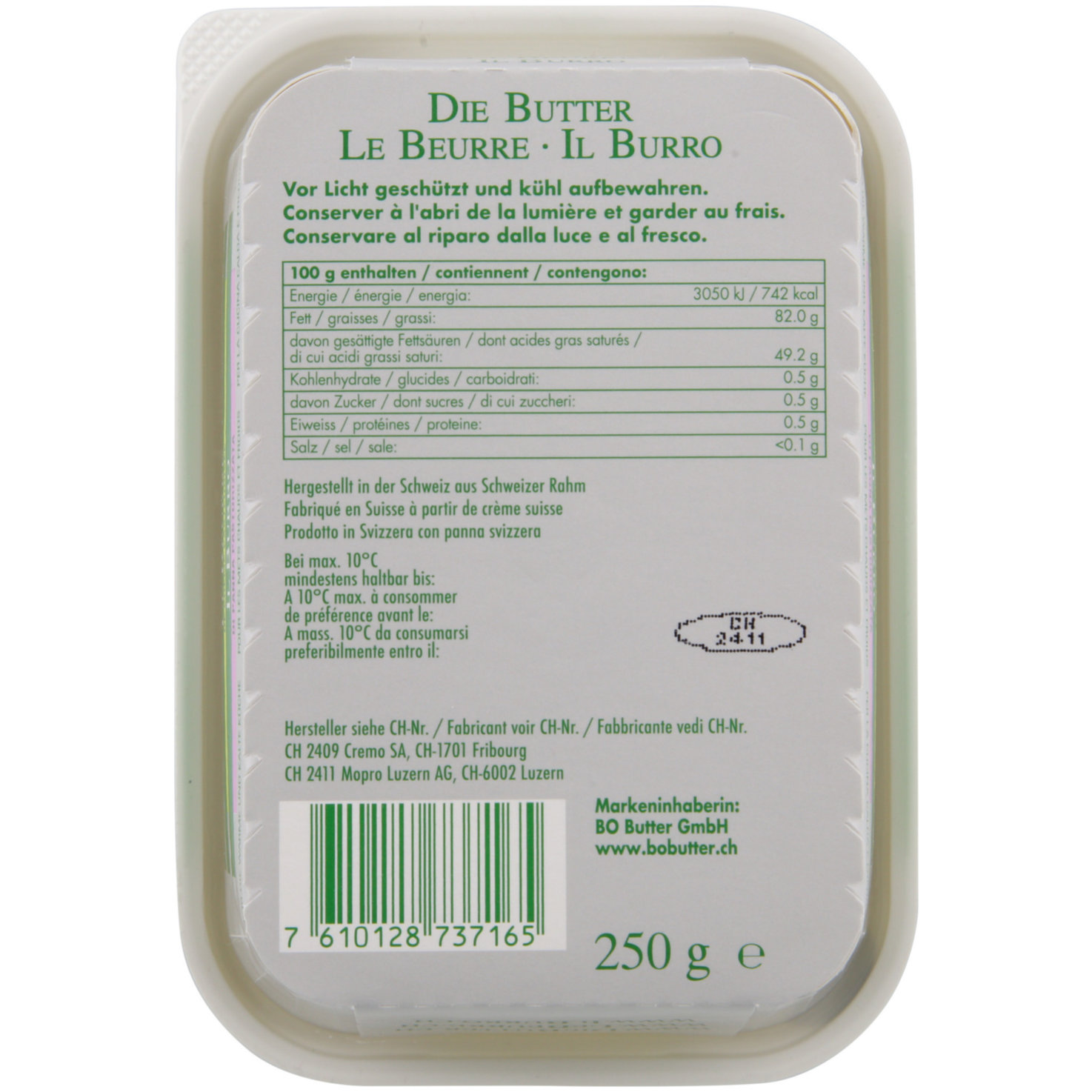 Die Butter Kochbutter