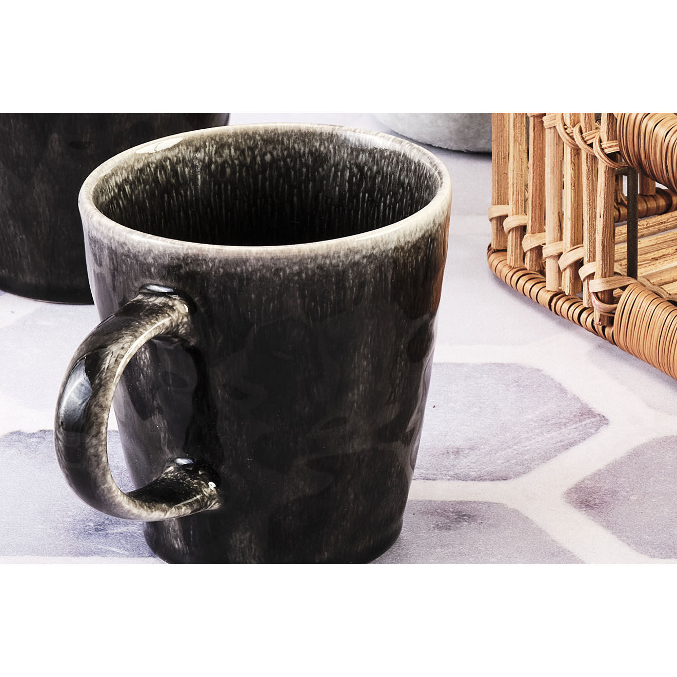 Bjorn 6 Mugs Moon noirs - 40 cl