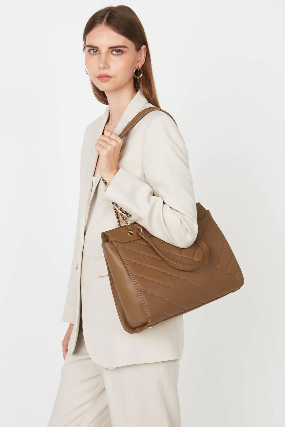 Soft Matelassé-Sac cabas épaule