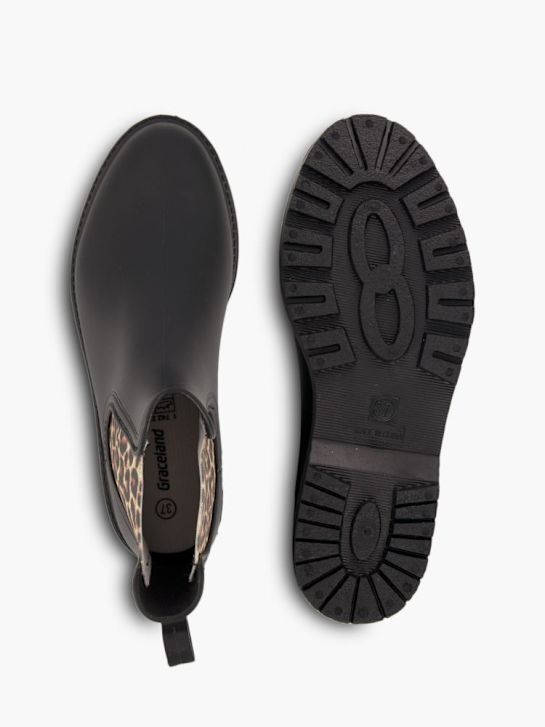 Graceland Gummistiefel Schwarz