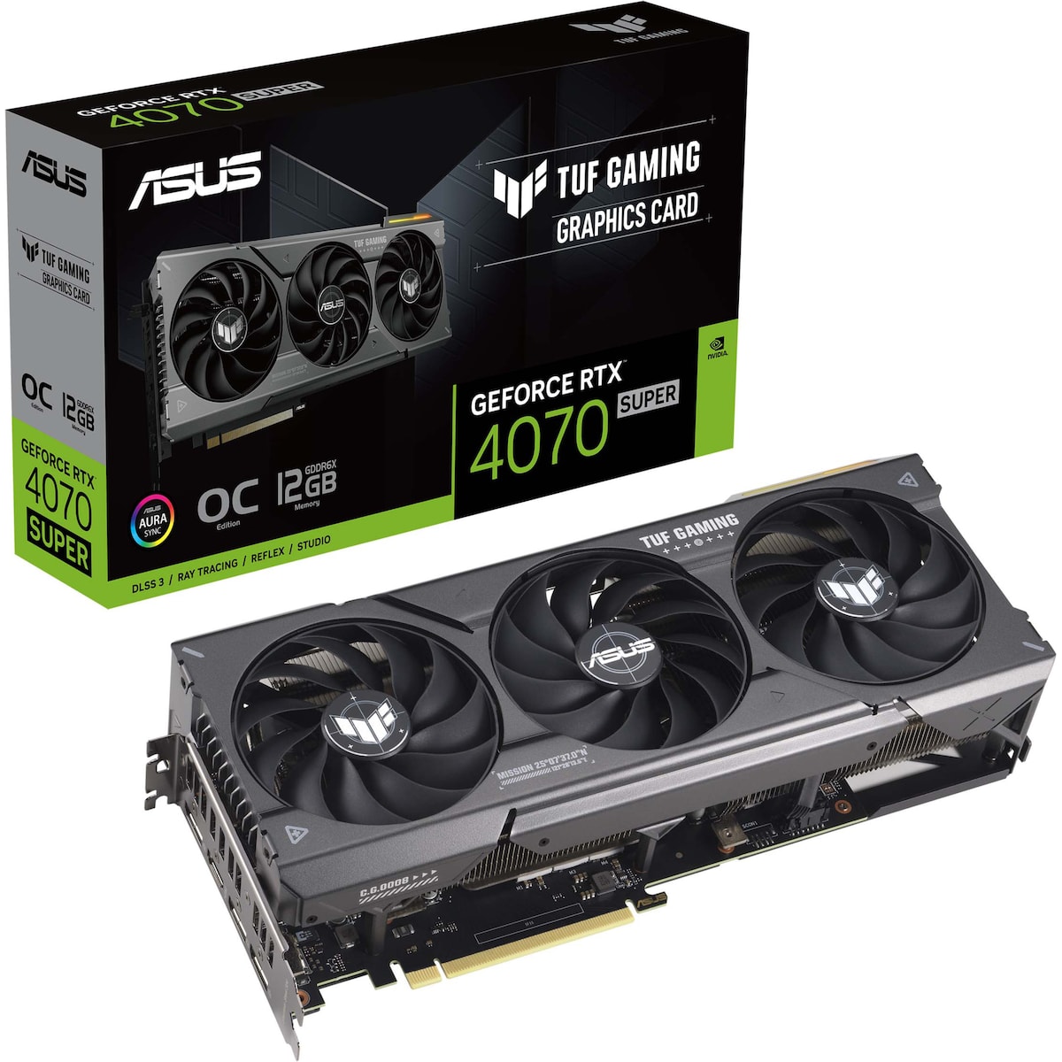 ASUS TUF RTX 4070S 012G Gaming graphics card