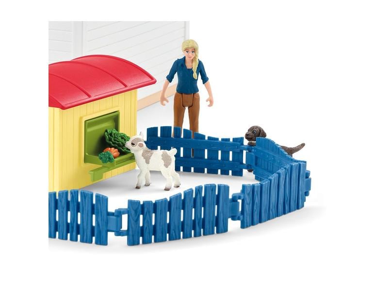 Schleich Spielfigurenset Farm World Tierhotel Umfangreiche Tierfarm