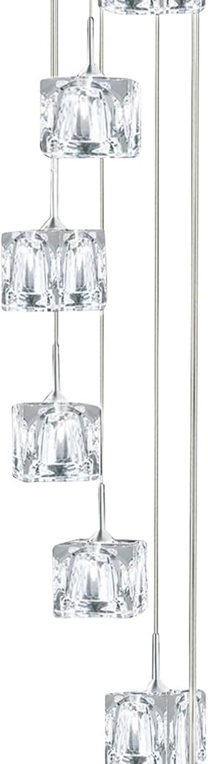 Kaskaden-Pendelleuchte 8-flammig Ice Cube