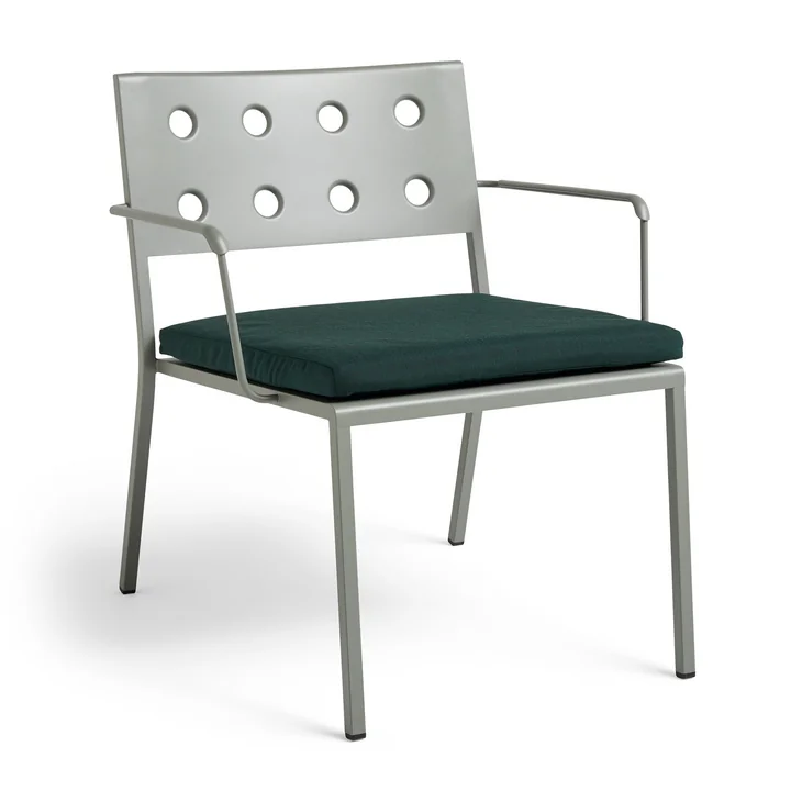 HAY - Balcony Lounge Chair Sitzkissen, 49,5 x 50,5 cm, red cayenne