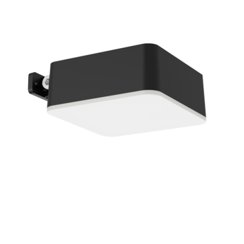 Philips solar wandlamp vierkant Vynce zwart