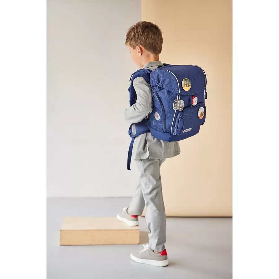 Belmil Schulranzen Premium Comfy Plus Set 5-teilig Topographic
