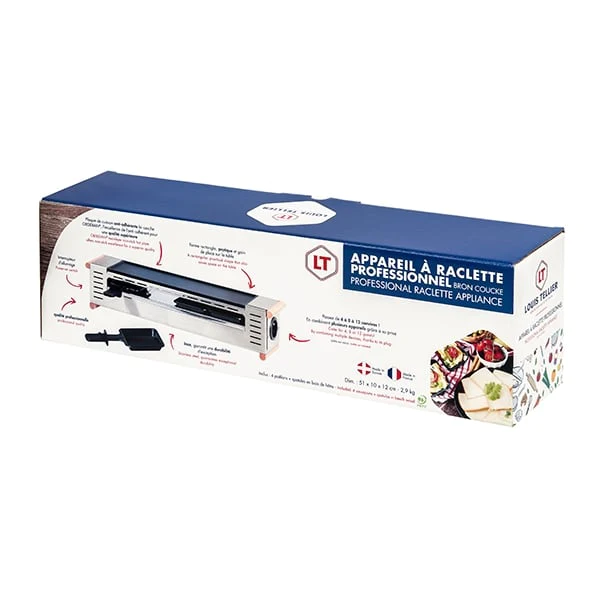 Appareil à raclette 4 poêlons 600 W Louis Tellier
