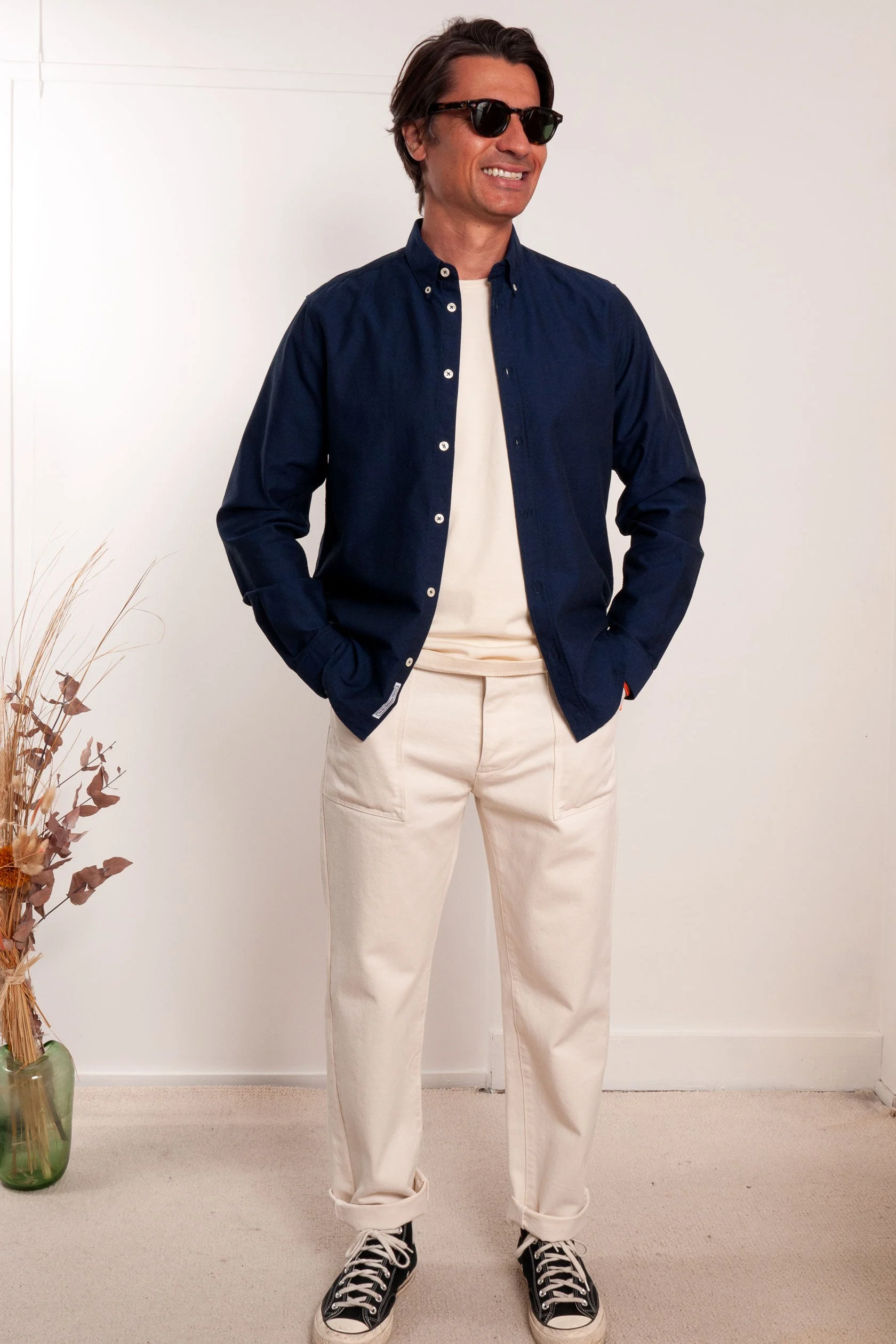 Chemise oxford | Bleu