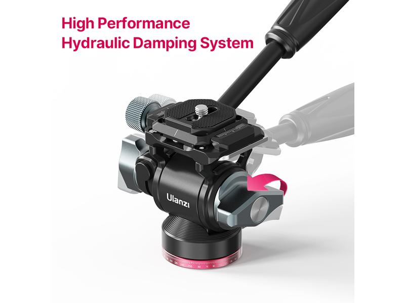 Ulanzi Stativkopf U-190 Mini Fluid Vielseitiger Mini-Fluidkopf