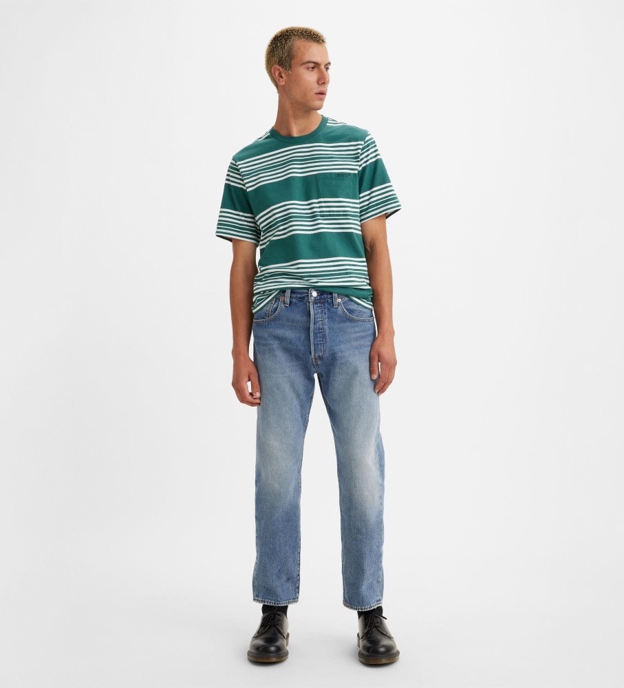 Calça jeans cropped Levi's 501' 93 azul